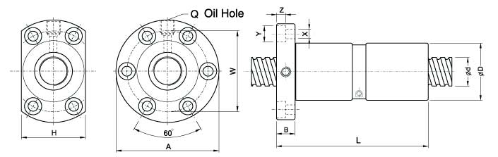 DFI1605-4、滾珠絲杠軸承