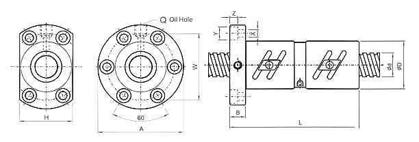 DFT5010-5、滾珠絲杠軸承
