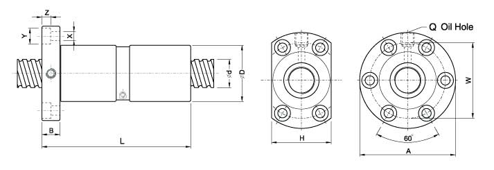 DFM325T-4、滾珠絲杠軸承