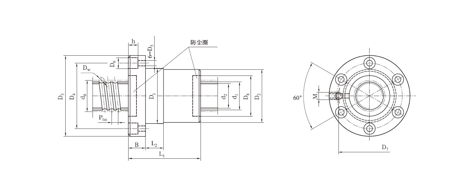 FFQ5005-2滾珠絲杠